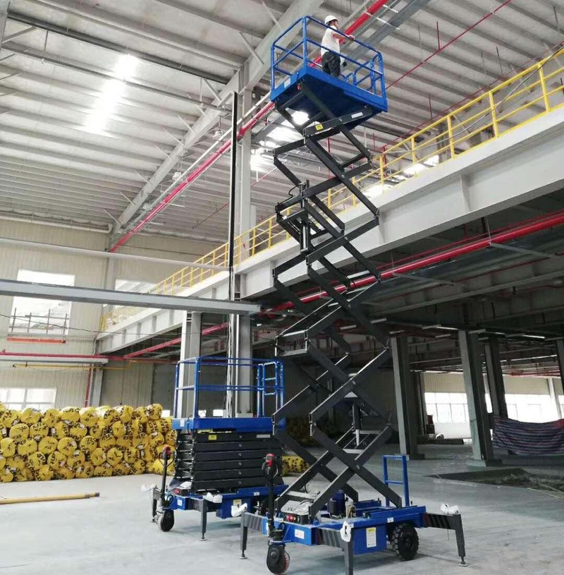 钦州助力行走剪叉式高空作业平台